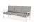 Trex Yacht Club Deep Seating Sofa - TX4513 - Frame in Classic White with cusion in Grey Mist color - TX4513-CW-GM Trex Yacht Club Deep Seating Sofa - TX4513 - Frame in Classic White with cusion in Grey Mist color - TX4513-CW-GM