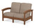 Trex Rockport Club Loveseat - TXC47 - Frame in Tree House with cusion in Spiced Burlap color - TXC47-TH-SB Trex Rockport Club Loveseat - TXC47 - Frame in Tree House with cusion in Spiced Burlap color - TXC47-TH-SB