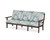 Trex Cape Cod Deep Seating Sofa - TX4433 - Frame in Vintage Lantern with cusion in Leaf Glacier Spa color - TX4433-VL-LGS
