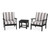 Trex Yacht Club 3-Piece Deep Seating Set - TXS478-2 - Frame in Charcoal Black with cusion in Cabana Stripe Grey Mist color - TXS478-2-CB-CSGM Trex Yacht Club 3-Piece Deep Seating Set - TXS478-2 - Frame in Charcoal Black with cusion in Cabana Stripe Grey Mist color - TXS478-2-CB-CSGM