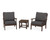 Trex Yacht Club 3-Piece Deep Seating Set - TXS478-2 - Frame in Vintage Lantern with cusion in Ash Charcoal color - TXS478-2-VL-AC Trex Yacht Club 3-Piece Deep Seating Set - TXS478-2 - Frame in Vintage Lantern with cusion in Ash Charcoal color - TXS478-2-VL-AC