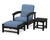 Trex Rockport 3-Piece Deep Seating Set - TXS137-2 - Frame in Charcoal Black with cusion in Sky Blue color - TXS137-2-CB-SB-1 Trex Rockport 3-Piece Deep Seating Set - TXS137-2 - Frame in Charcoal Black with cusion in Sky Blue color - TXS137-2-CB-SB-1