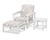 Trex Rockport 3-Piece Deep Seating Set - TXS137-2 - Frame in Classic White with cusion in Trellis Dune Burlap color - TXS137-2-CW-TDB Trex Rockport 3-Piece Deep Seating Set - TXS137-2 - Frame in Classic White with cusion in Trellis Dune Burlap color - TXS137-2-CW-TDB