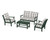 Trex Yacht Club 4-Piece Deep Seating Chair Set - TXS480-2 - Frame in Rainforest Canopy with cusion in Buffalo Plaid Grey Mist color - TXS480-2-RC-BPGM Trex Yacht Club 4-Piece Deep Seating Chair Set - TXS480-2 - Frame in Rainforest Canopy with cusion in Buffalo Plaid Grey Mist color - TXS480-2-RC-BPGM