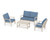 Trex Yacht Club 4-Piece Deep Seating Chair Set - TXS480-2 - Frame in Sand Castle with cusion in Sky Blue color - TXS480-2-SC-SB-1 Trex Yacht Club 4-Piece Deep Seating Chair Set - TXS480-2 - Frame in Sand Castle with cusion in Sky Blue color - TXS480-2-SC-SB-1