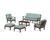 Trex Cape Cod 6-Piece Lounge Sofa Set - TXS2152-2 - Frame in Vintage Lantern with cusion in Glacier Spa color - TXS2152-2-VL-GS