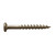 Trex Rocky Harbor fascia screw - close-up of epoxy-coated color-matched composite screw. Trex Rocky Harbor fascia screw - close-up of epoxy-coated color-matched composite screw.