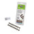 Trex Enhance Coastal Bluff plug kit - 416-count packaging with QR code for installation instructions. Trex Enhance Coastal Bluff plug kit - 416-count packaging with QR code for installation instructions.