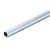 Trex Transcend Round Aluminum Baluster in Classic White – angled close-up of single baluster Trex Transcend Round Aluminum Baluster in Classic White – angled close-up of single baluster