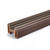 Trex Transcend Universal Top Bottom Rail in Vintage Lantern - brown composite rail for top or bottom horizontal railing use