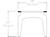 Front view schematic drawing of the TimberTech Furniture Aside Table with dimensions. Front view schematic drawing of the TimberTech Furniture Aside Table with dimensions.