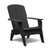 Black TimberTech Invite Adirondack Chair with a modern and durable design. Black TimberTech Invite Adirondack Chair with a modern and durable design.