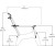 Side profile schematic drawing of TimberTech Lounge Adirondack Chair, showing back recline angle and seat height. Side profile schematic drawing of TimberTech Lounge Adirondack Chair, showing back recline angle and seat height.