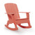 TimberTech Invite Lounge Rocker in Coral - modern outdoor rocking chair TimberTech Invite Lounge Rocker in Coral - modern outdoor rocking chair