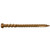 Trex Color Match Composite Deck Screw in Beach Dune and Jasper finish – close-up thread detail. Trex Color Match Composite Deck Screw in Beach Dune and Jasper finish – close-up thread detail.