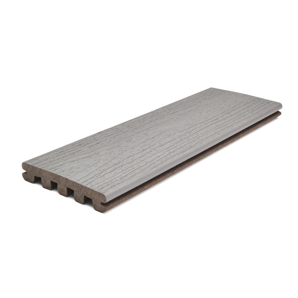 Trex Enhance Composite Deck Boards - Color Pebble Beach Basics Grooved Edge