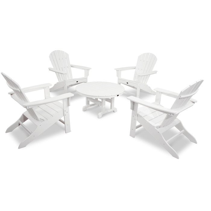 Trex Yacht Club Shellback 5-Piece Adirondack Conversation Group - Thumbnail 4