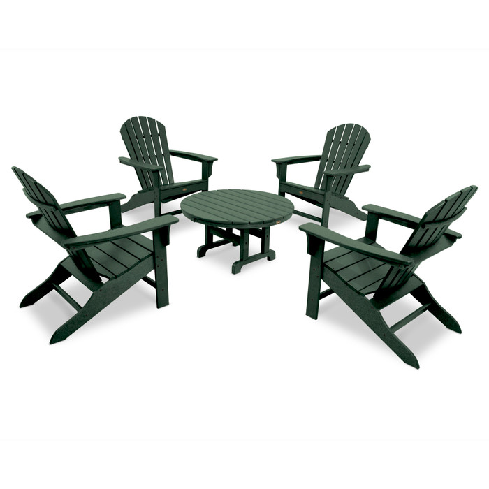 Trex Yacht Club Shellback 5-Piece Adirondack Conversation Group - Thumbnail 3