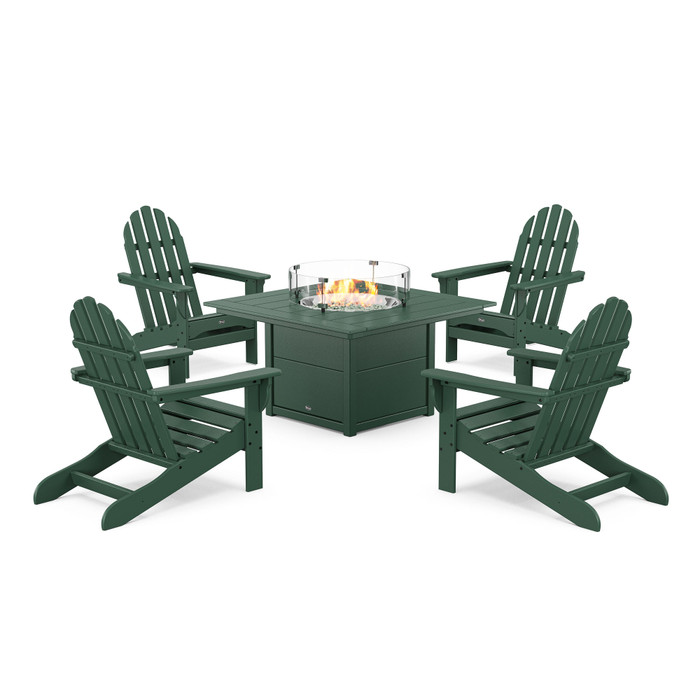Trex Outdoor Furniture Cape Cod Adirondack Fire Pit Table - Thumbnail 2
