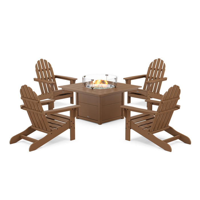 Trex Outdoor Furniture Cape Cod Adirondack Fire Pit Table - Thumbnail 4