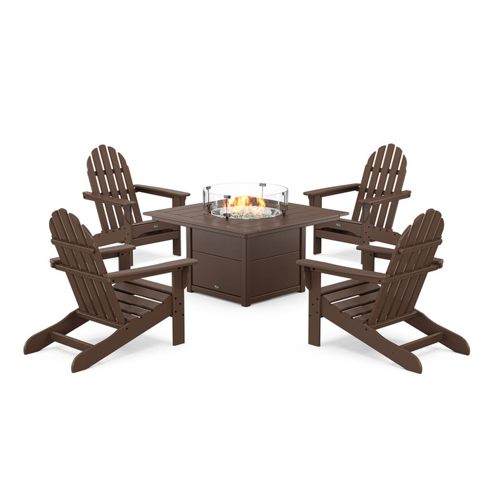 Trex Outdoor Furniture Cape Cod Adirondack Fire Pit Table - Thumbnail 3