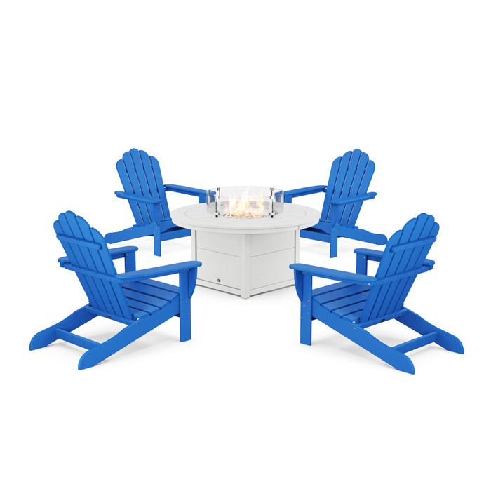 Trex Outdoor Furniture Monterey Bay Adirondack Conversation Set - Thumbnail 4