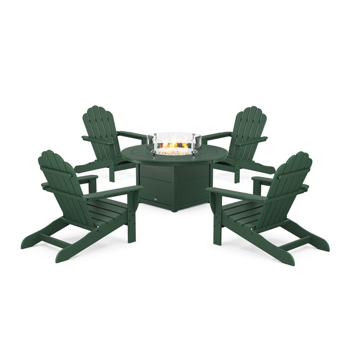 Trex Outdoor Furniture Monterey Bay Adirondack Conversation Set - Thumbnail 5