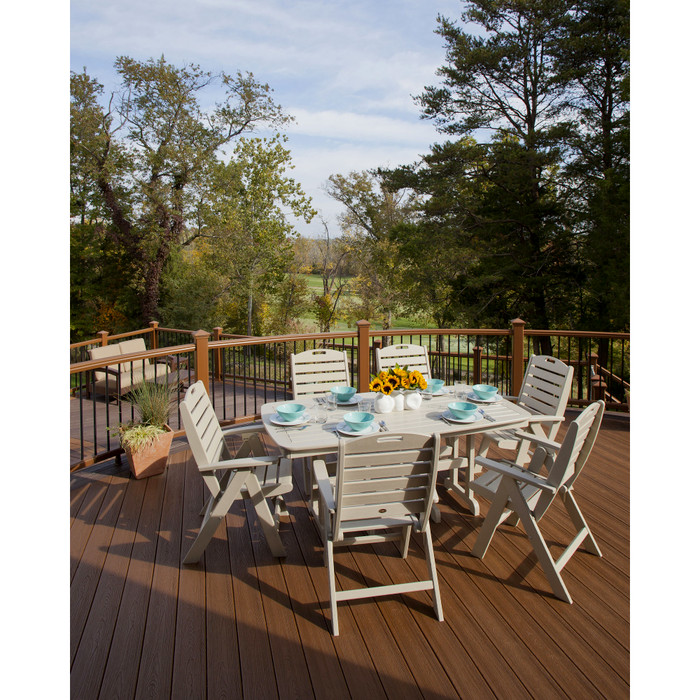 Trex Outdoor Furniture Yacht Club Dining Set - Thumbnail 5