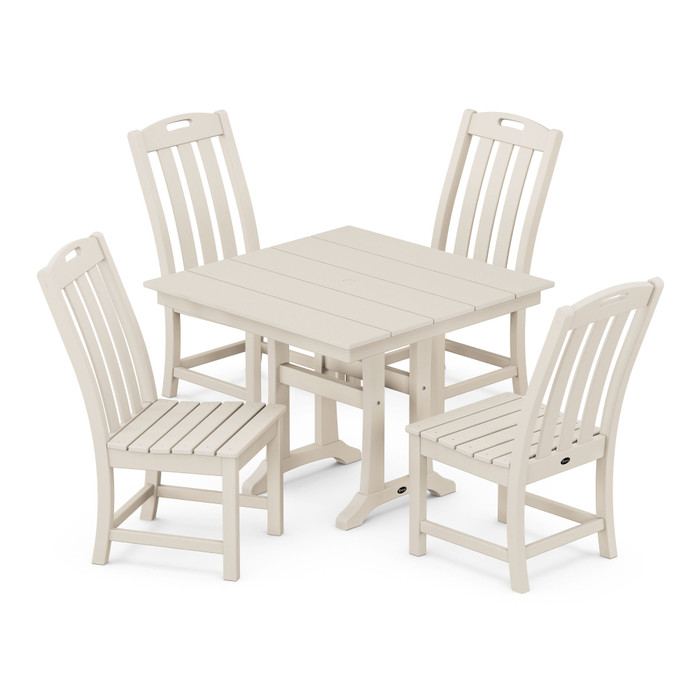 Trex Yacht Club Farmhouse Trestle Dining Set - Thumbnail 2