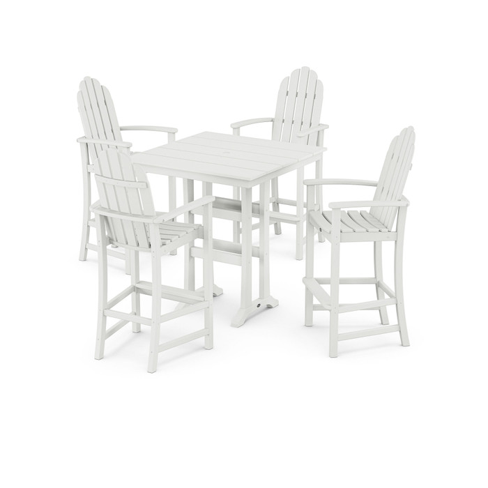 Trex Outdoor Furniture Yacht Club Farmhouse Trestle Bar Set - Thumbnail 5
