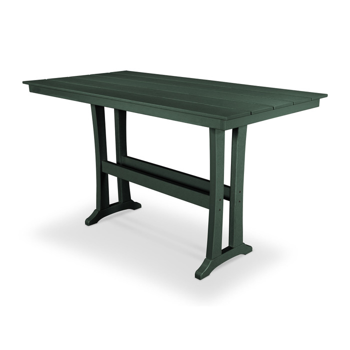 Trex Outdoor Furniture Farmhouse Trestle Bar Table