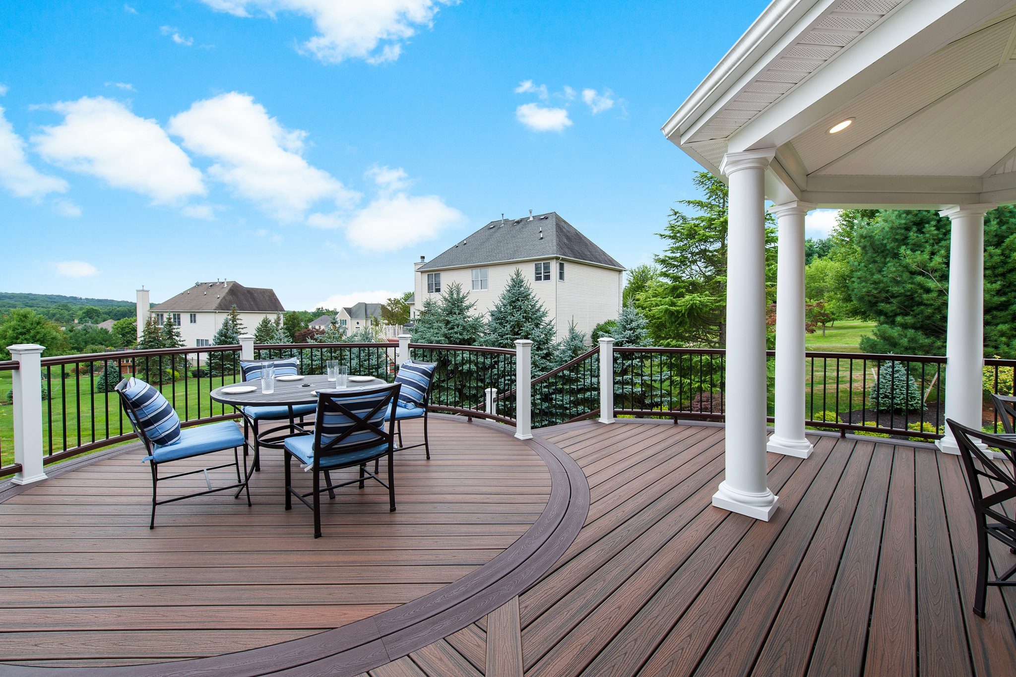 Premium outdoor deck by Premium Decking Supply