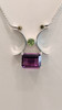 Amethyst  and Peridot pendant