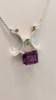 Amethyst  and Peridot pendant