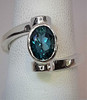 Teal Topaz Ring 