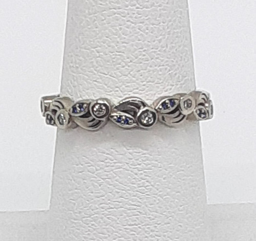 Diamond and Sapphire Ring  