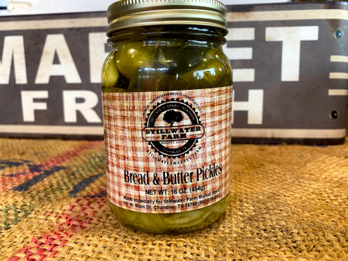 Bread and Butter Pickles - Stillwater Farm