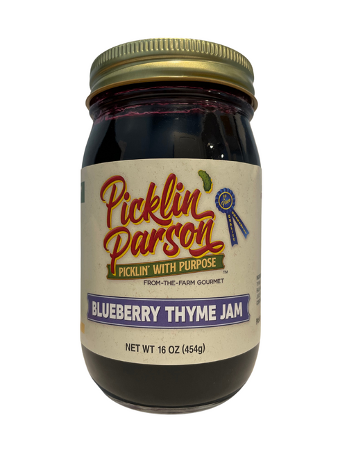 Picklin Parson Blueberry Thyme Jam Stillwater Farm