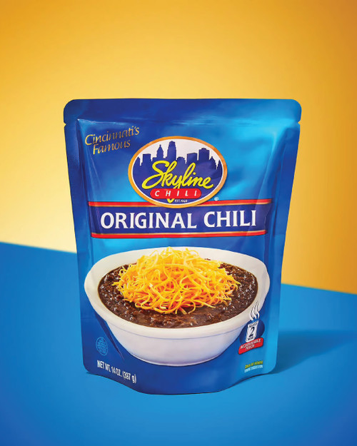 Skyline Original Chili Pouches | 4 or 8 Pack | Serves 6-12