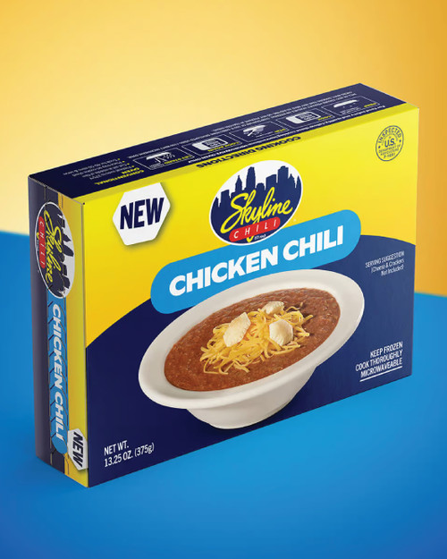 Skyline Chicken Chili Frozen | 8 or 12 Pack | Serves 8-12
