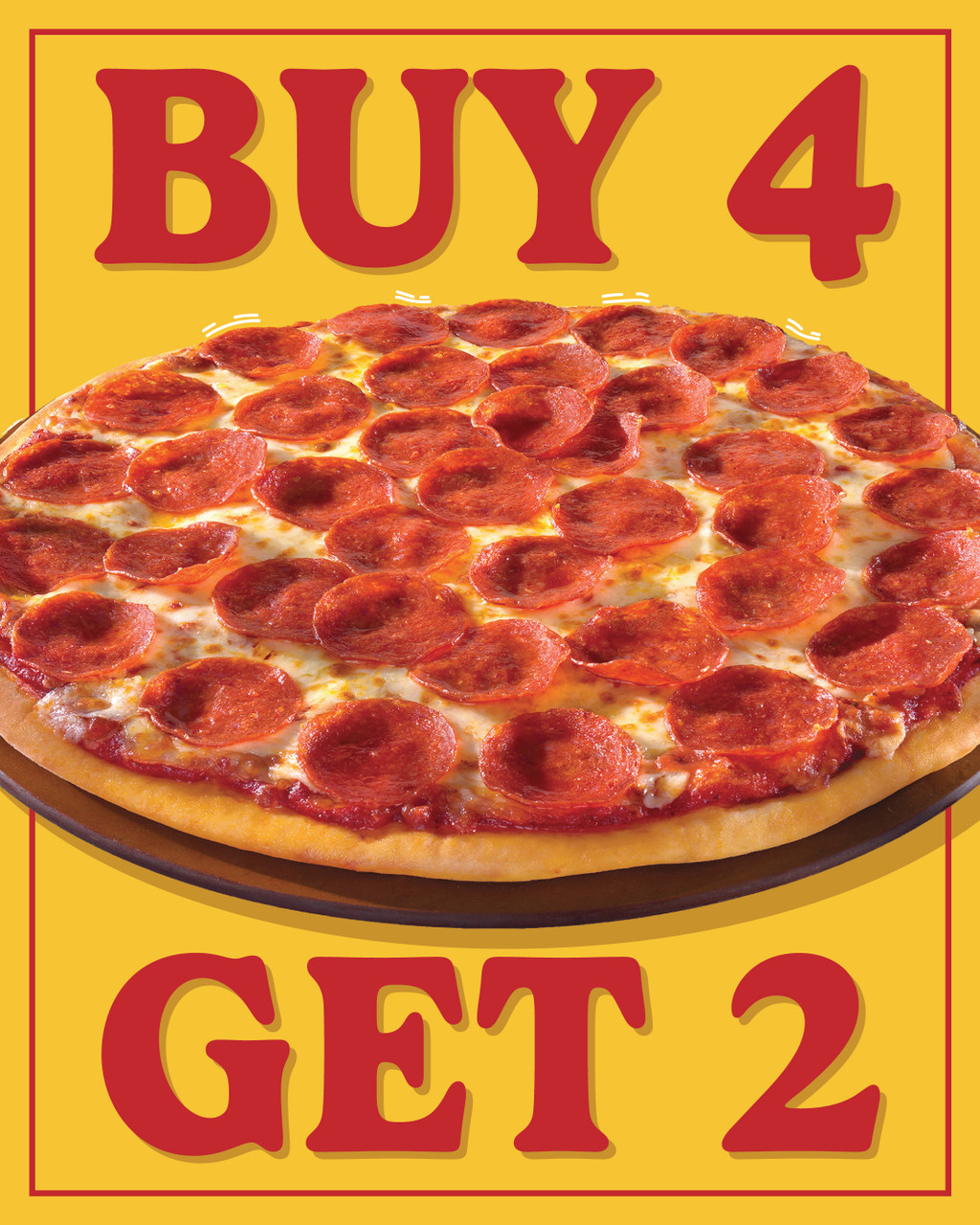 Image of Buy 4 Get 2 LaRosa's Pizzas | 6 Pack
