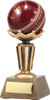 Cricket Ball Holder Trophy Gold 175mm
