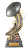Aussie Rules Thunderbolt Trophy Silver-Gold 450mm