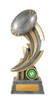 Rugby Thunderbolt Trophy Silver-Gold 200mm Rugby Thunderbolt Trophy Silver-Gold 200mm
