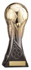 Football Qatar 22 Trophy Black-Gold 150mm