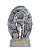 Rugby Crash Through Trophy Silver 270mm Rugby Crash Through Trophy Silver 270mm