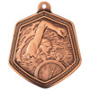 Swimming Falcon Medal Bronze 67mm Swimming Falcon Medal Bronze 67mm