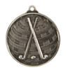 Hockey Global Medal Silver 50mm Hockey Global Medal Silver 50mm