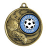 Football Global Medal Gold 50mm Football Global Medal Gold 50mm
