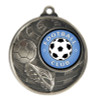 Football Global Medal Silver 50mm Football Global Medal Silver 50mm